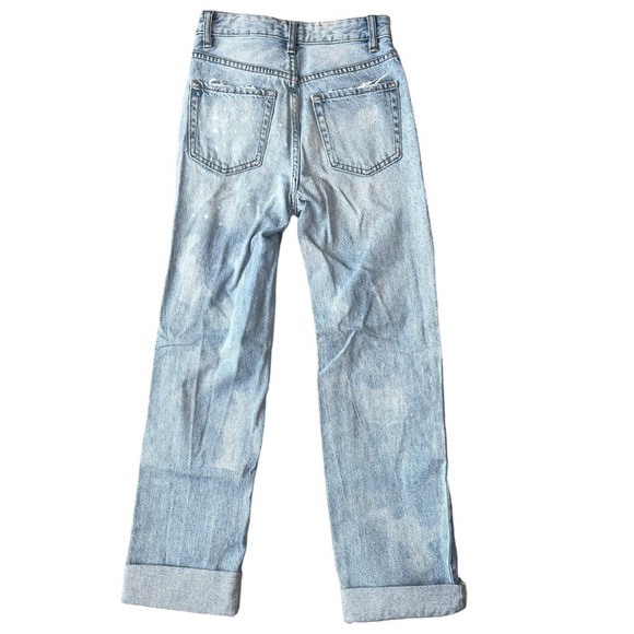 Light Blue Ripped Boyfriend Jeans from PacSun | Size 23 | Great Condition - Picture 2 of 7